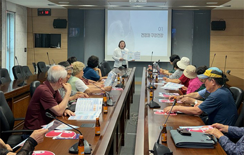 운정2동, 실버경찰대 결핵예방 및 구강보건 교육  기사 이미지