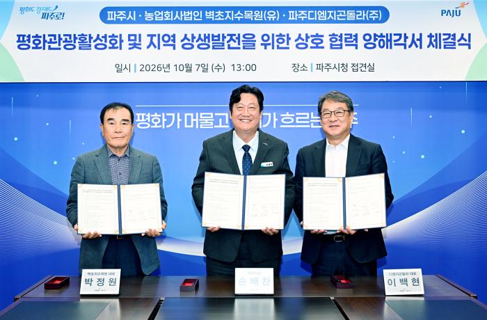 파주 관광명소 연결해 체류형 관광 기반 넓힌다 기사 이미지